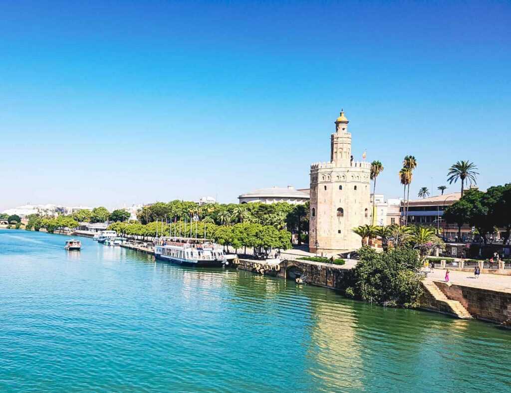 Tower near river during daytime