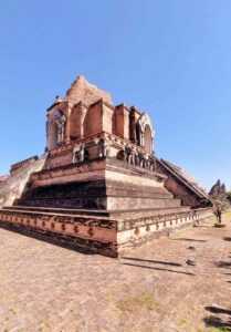 ancient stone structure standing tall during daytime