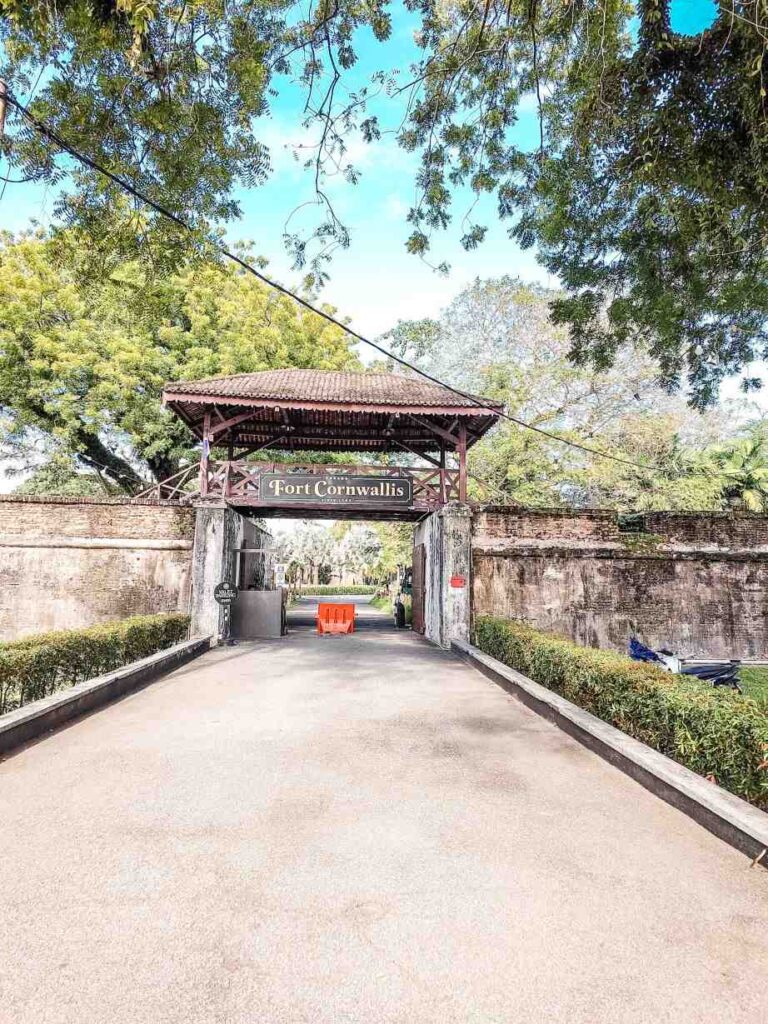 Fort entrance way during daytime